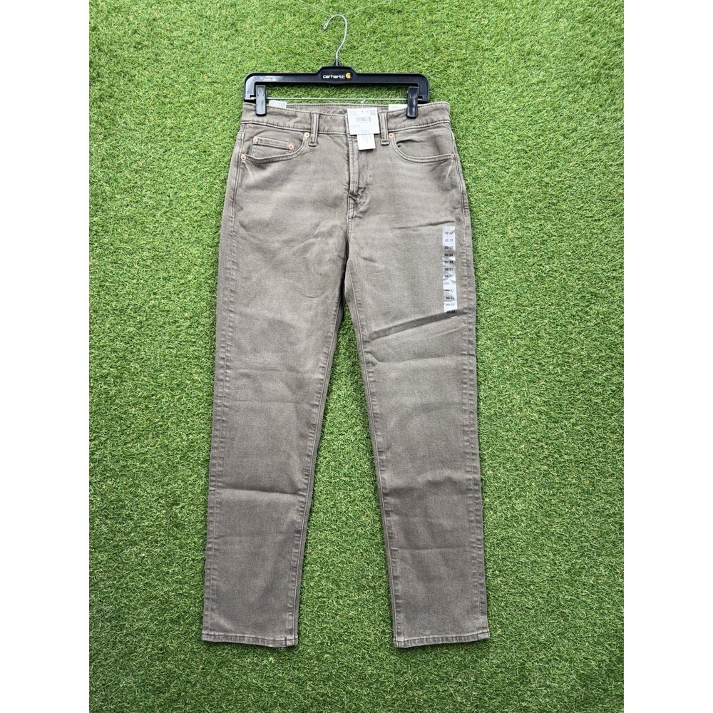 American Eagle Pants Mens 30x32 Slim Straight Chino Preppy Brown Easyflex NWT